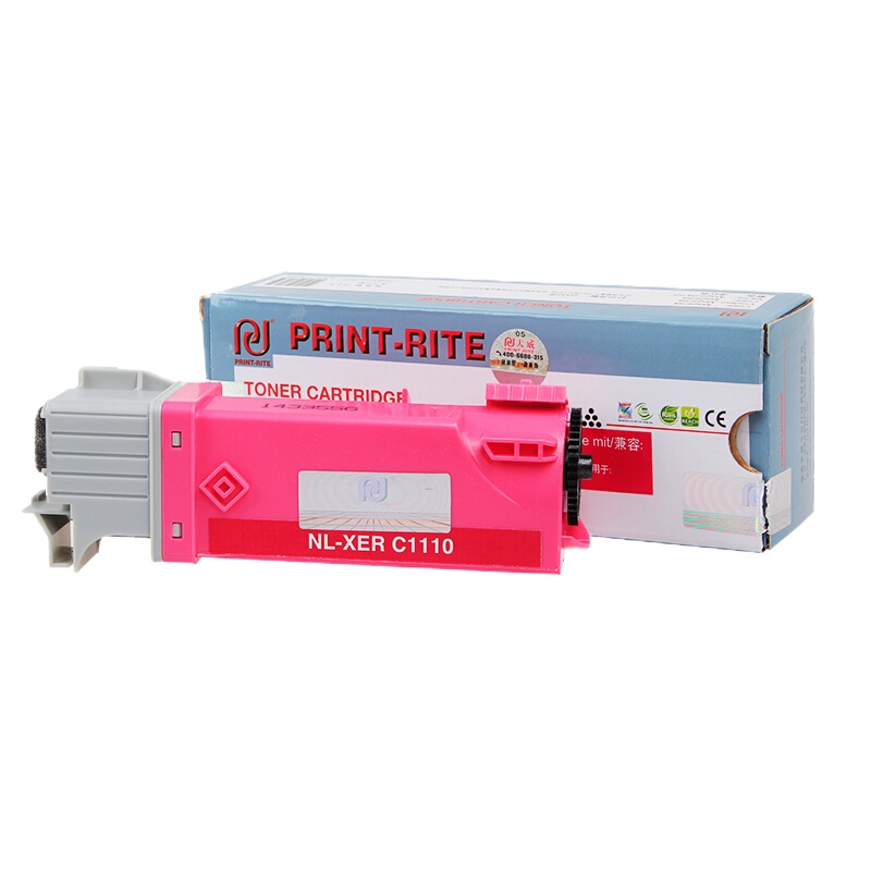 天威(PRINT-RITE) 施乐 C1110红色粉盒适用 富士施乐 C1110 C1110B C2120