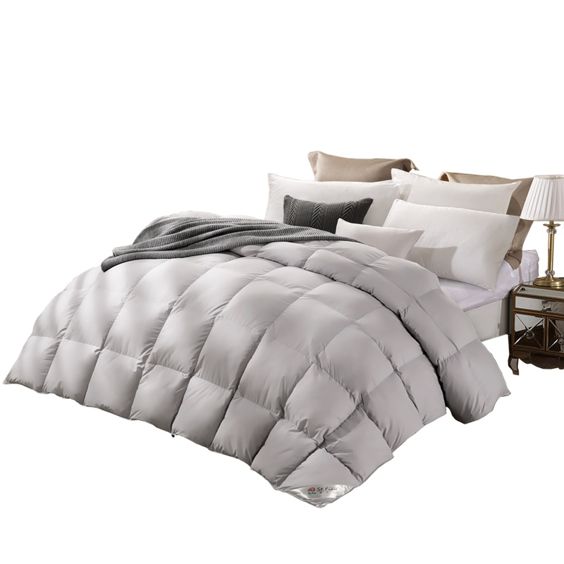 富安娜羽绒单双人厚被秋冬春秋被芯厚冬被鸭绒被子