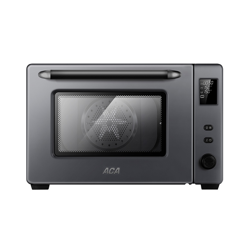 北美电器(ACA) 电烤箱AT0-E80A 商用烤箱家用大容量烘焙多功能全自动电子控温电烤箱 75升 深灰色