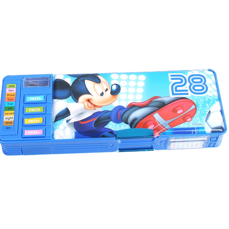 迪士尼冰雪奇缘文具盒儿童多功能铅笔盒小学生卡通笔盒创意幼儿园文具盒