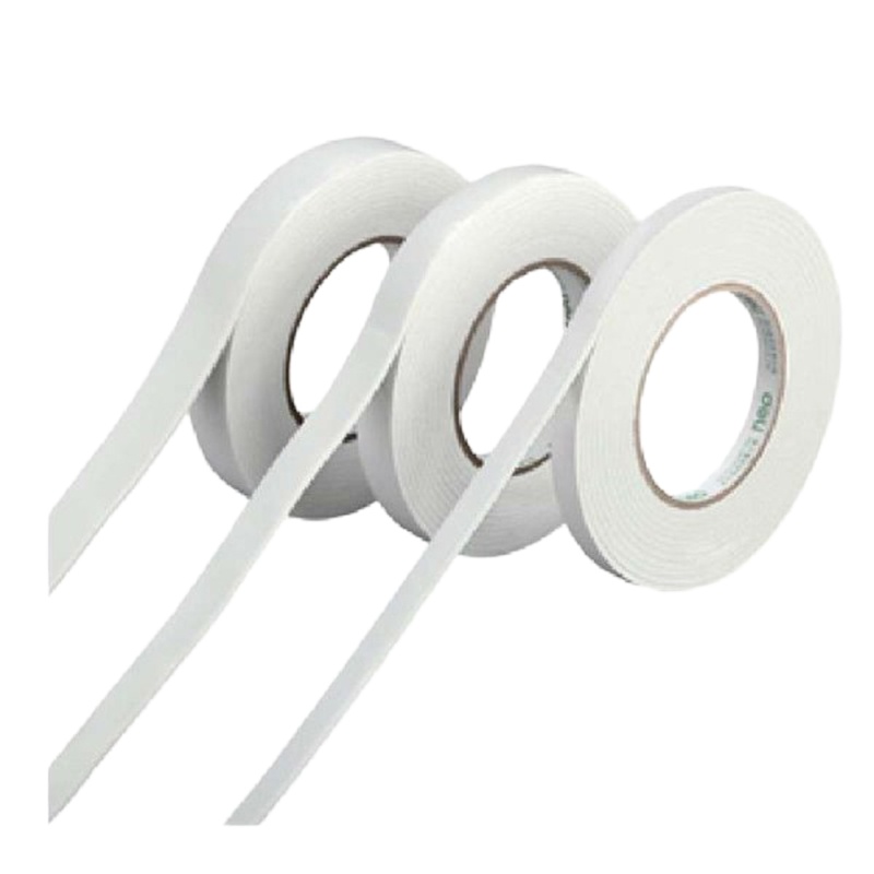 得力(deli) CX 30410EVA泡棉双面胶带12mm*5y*2.5mm(白) 10卷装