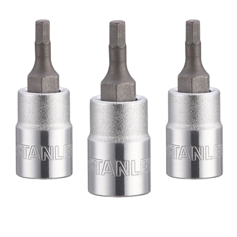 史丹利(STANLEY) 86-721-1内六角沉头螺钉 1/4接口旋距套筒H4(平杯)单位:个