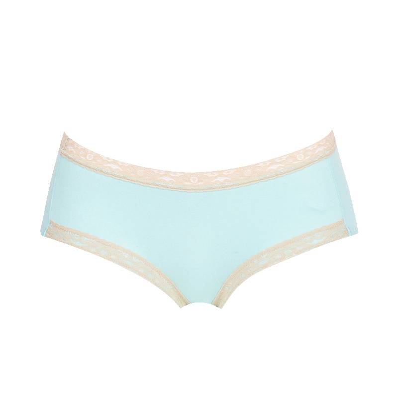 古今爱她 女裤蕾丝花边时尚三角裤舒适透气棉质中腰内裤1HT165