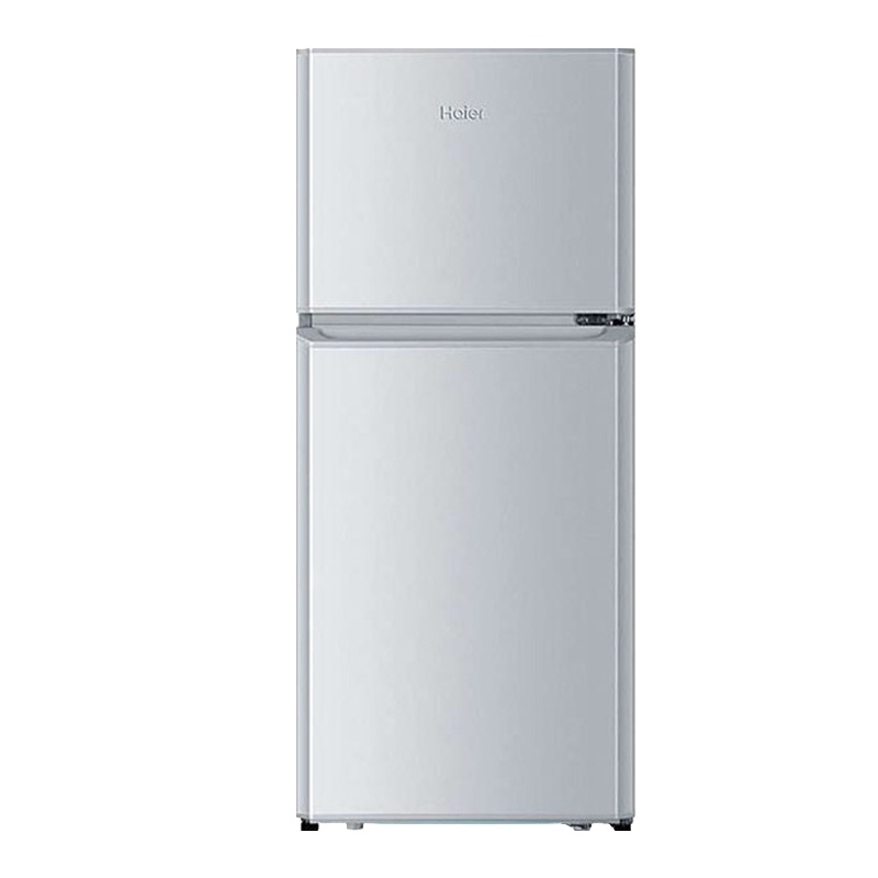海尔(Haier)双开门小型 家用冷藏冷冻电冰箱迷你小冰箱BCD-118TMPA