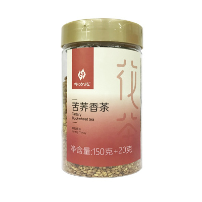 华方苑直销150g+20g苦荞香茶代用茶透明罐装