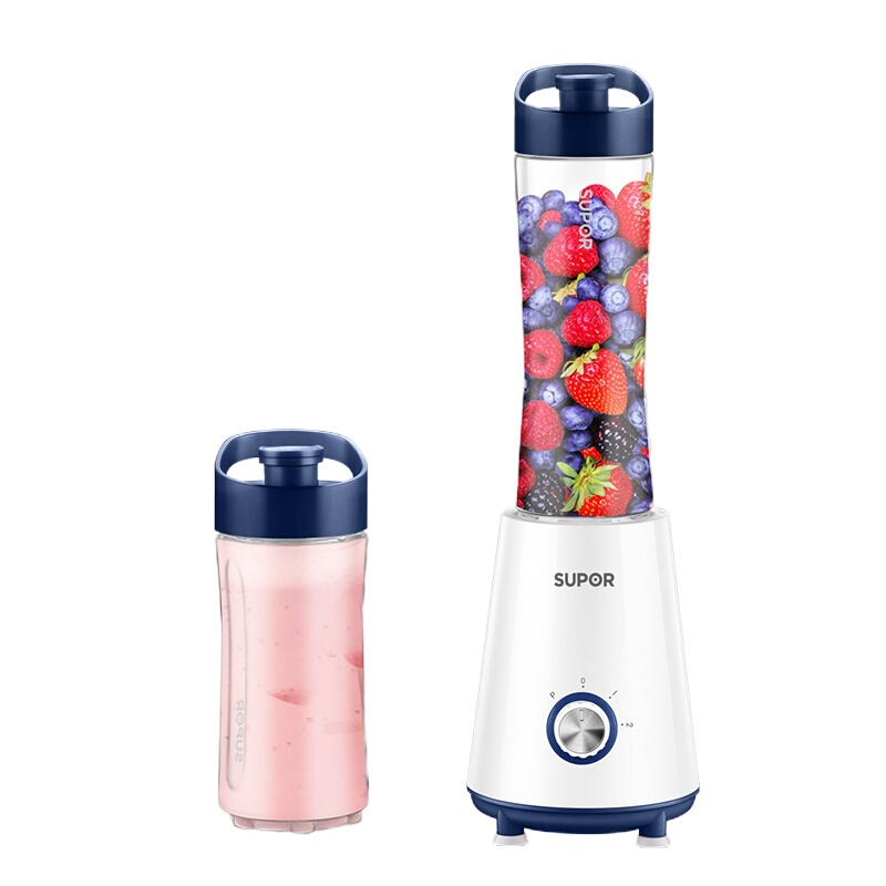 苏泊尔随行果汁机TJE16C-300型号薄荷蓝