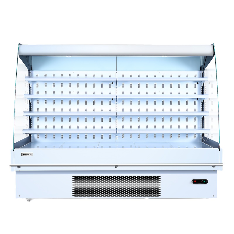 星星(XINGX)(白) 1040升 超市风幕柜 展示柜 冰柜保鲜柜 水果蔬菜冷藏柜 IVMC-2.5-10020WB