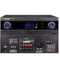 现代(HYUNDAI)Q-600专业一拖四大功率功放 480*430*140mm