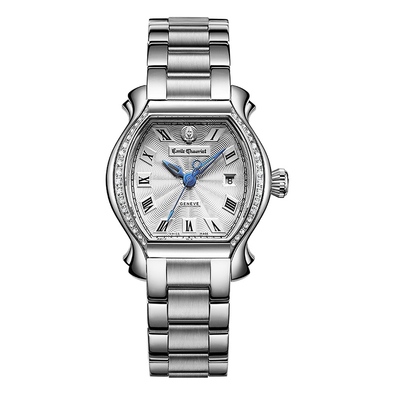艾米龙(Emile Chouriet)手表当代奢华系列精钢表带机械女表06.1138.L.6.E.25.6