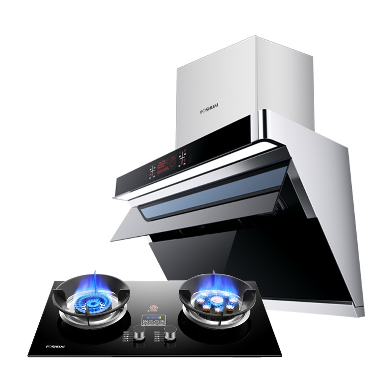 方帅抽油烟机燃气灶套餐吸油烟机灶具套装侧吸式烟灶自动清洗