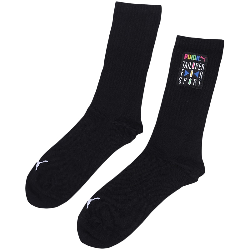 PUMA彪马男袜女袜时尚百搭休闲运动袜跑步训练袜子907717