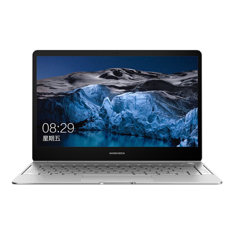 麦本本 (MAIBENBEN)金麦6A 13.3英寸轻薄便携笔记本电脑超薄金属商务办公(英特尔赛扬N4000 8GB 480GB 银)