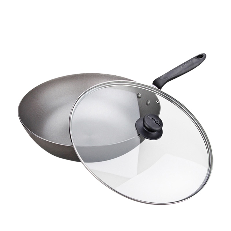 苏泊尔(SUPOR)炒锅FC30E好帮手精铸铁锅 30公分 生铁锅