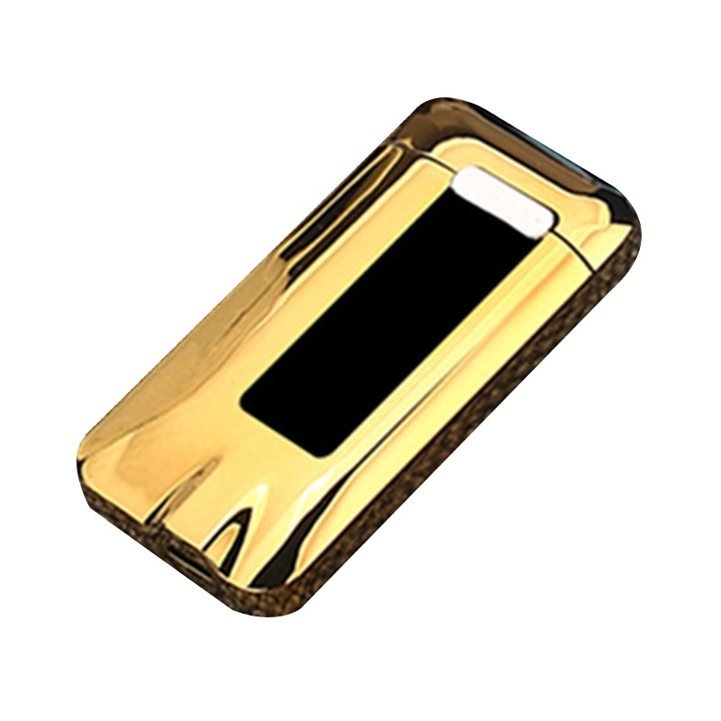 依帝魅创意礼品打火机新款双电弧充电打火机 触摸感应金属防风电量显示usb电子点烟器圣诞节礼物情人节礼物送朋友送老公