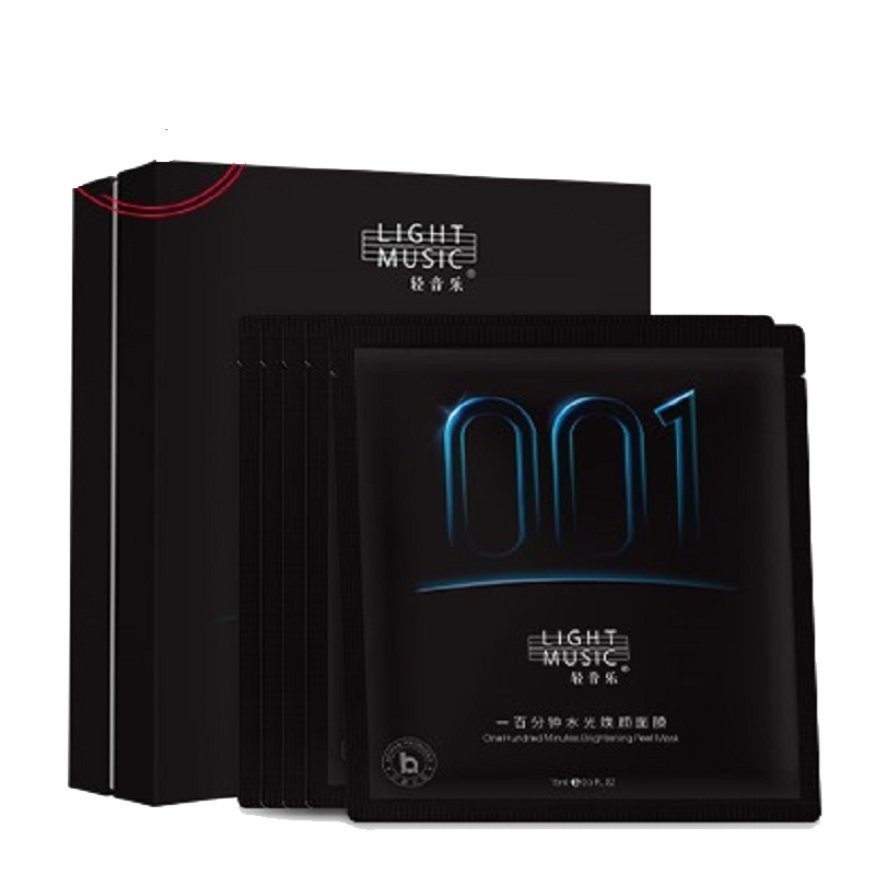 轻音乐抗衰驻颜001面膜吸油排浊细致毛孔紧致提拉 15ml*5片