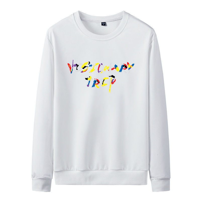 俞兆林(YUZHAOLIN)春秋季圆领卫衣男潮流ins秋款长袖男士上衣潮牌卫衣男