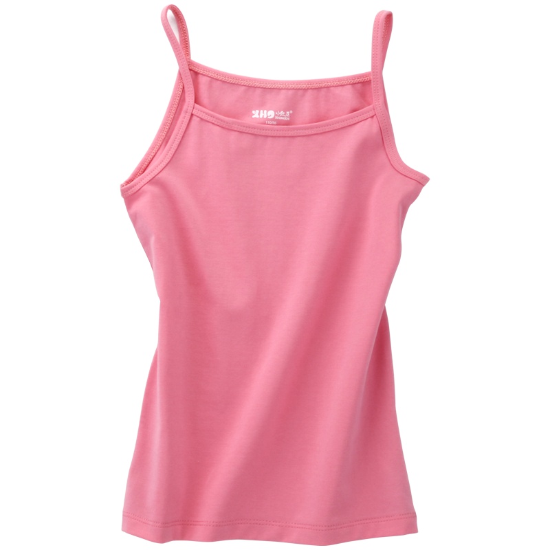 小红豆女童吊带背心纯棉夏季打底女孩中大童儿童内衣女宝宝背心