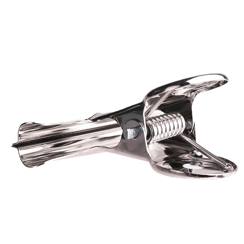 得力(deli)9521不锈钢圆形票夹76mm资料整理夹6个装 (七包服务)