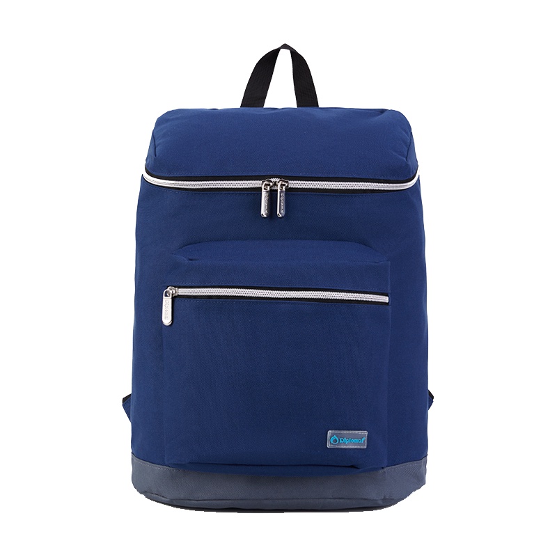 外交官Diplomat 双肩背包HM-5152L 蓝配灰