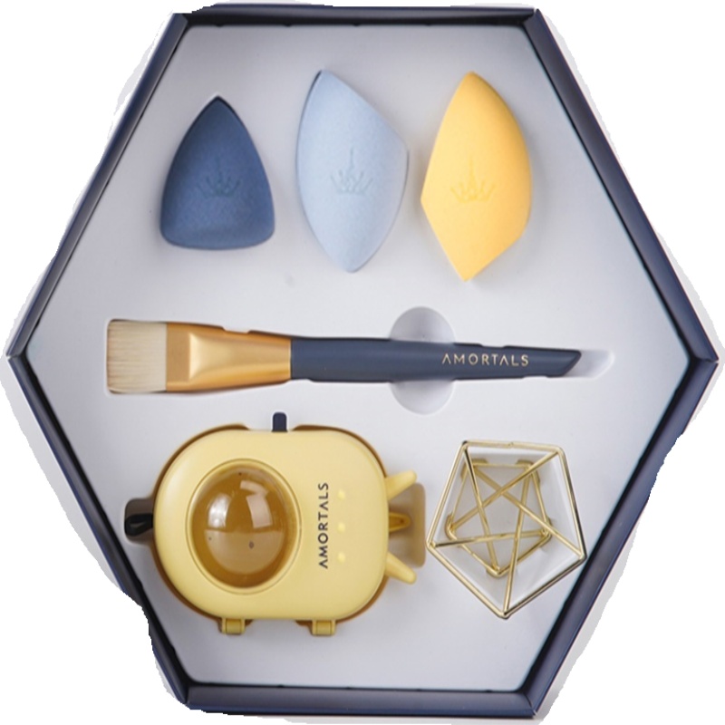 尔木萄星球美妆蛋套盒礼盒化妆海绵不吃粉尔木葡巨软粉扑干湿两用