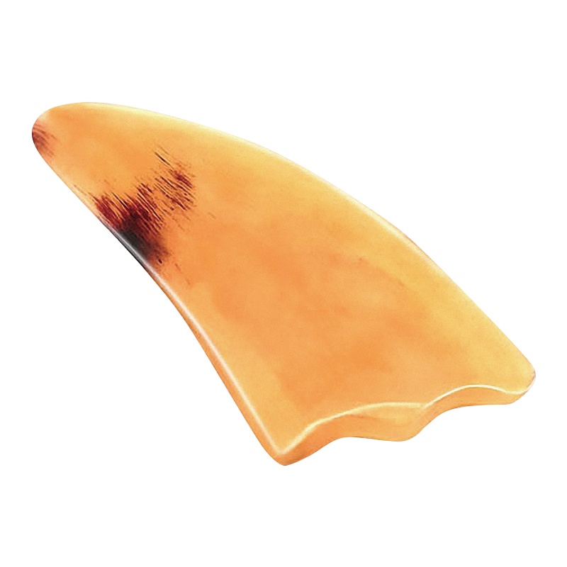 宝康林 黄牛角刮痧板面部脸部颈部腿部下巴家用男女全身通用疏通经络排毒