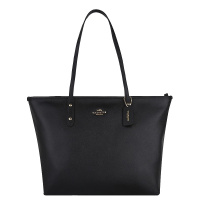 [直营]COACH 蔻驰 中号托特包City Zip Tote拉链款 软 真皮/涂层帆布女士单肩包斜挎手提包 女包