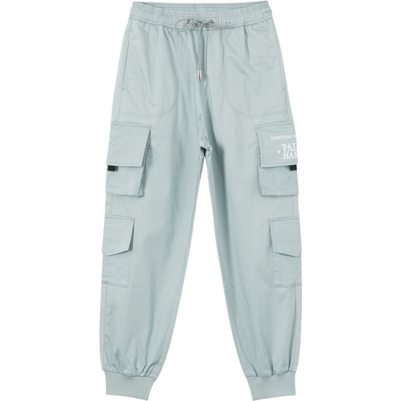 美特斯邦威女休闲螺纹口工装裤新款春季女休闲螺纹口工装裤