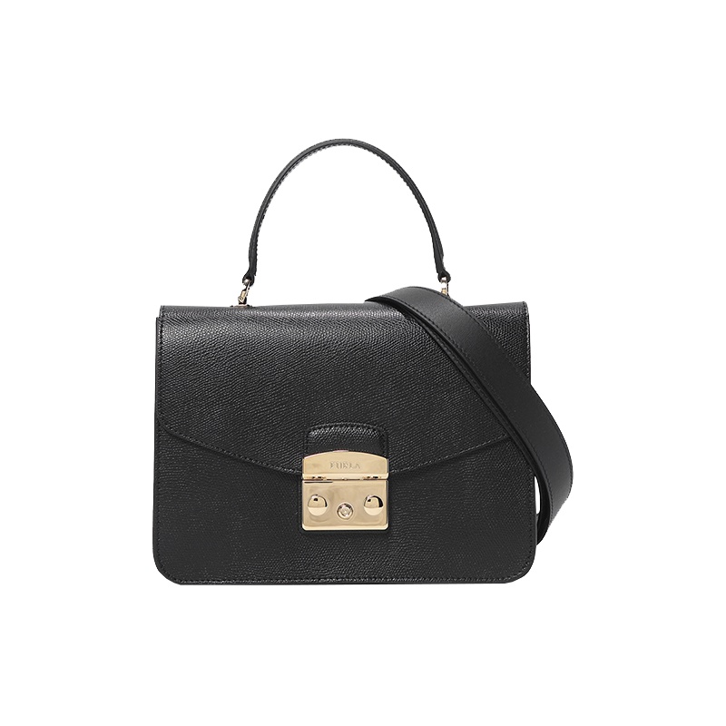 FURLA/芙拉女士METROPOLIS简约皮革手提单肩斜挎包 BLE8 BLU d 962601