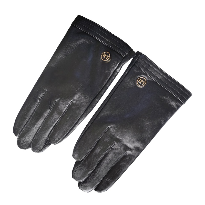 一羽(yiyu 男士防寒皮手套触屏LHM018