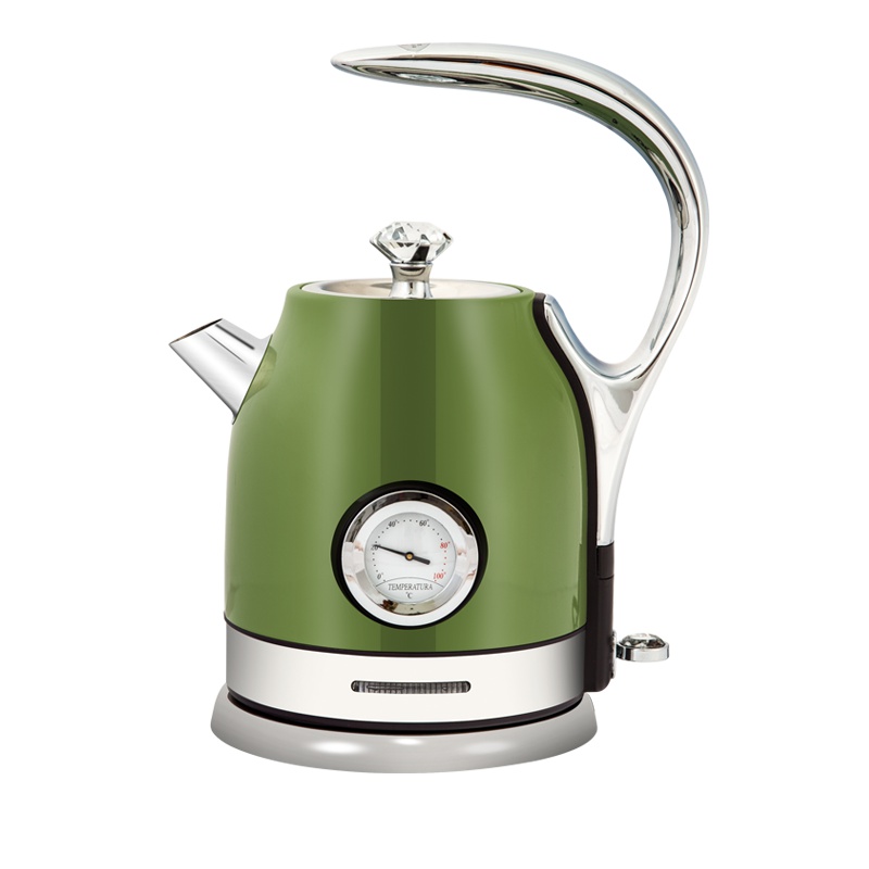 斯凯沃夫（SKYWOLF）SK-SH07电热水壶家用304不锈钢电热烧水壶自动断电复古水壶