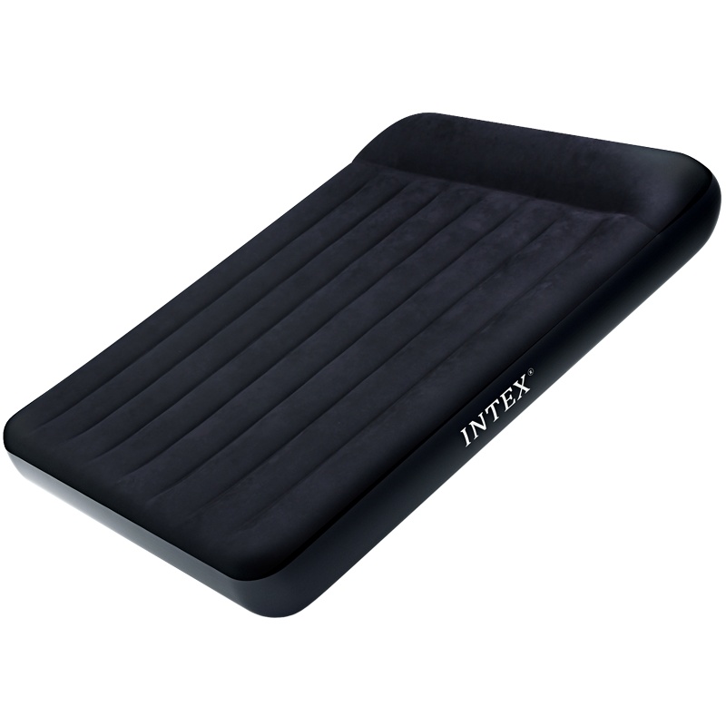 INTEX气垫床双人充气床垫单家用加厚折叠床户外便携加高厚简易床