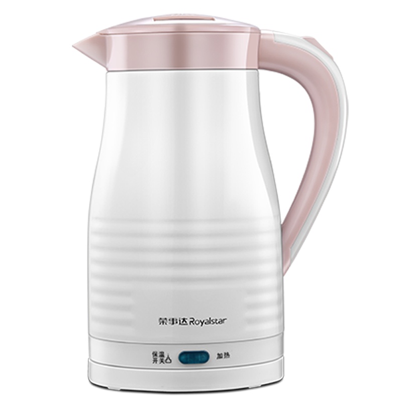荣事达(Royalstar)电热水壶RKF-15F一键保温双层防烫1350W大功率304不锈钢防烧干电热水壶烧水壶