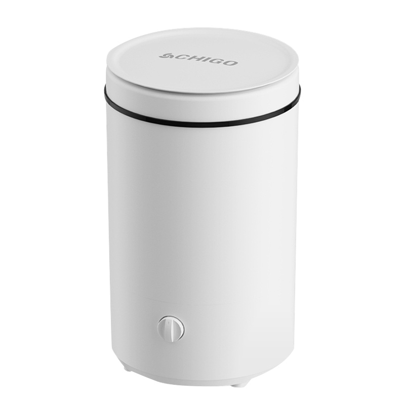 志高(CHIGO) XPB40-58白 半自动单桶迷你洗衣机,非全自动 透明白