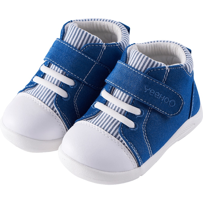 英氏儿童运动休闲鞋男婴布鞋男宝休闲鞋学步鞋魔术贴幼童鞋10992800