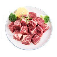 悠司坊 巴西进口牛腩块450g生鲜牛肉原肉手工切割