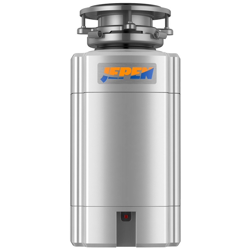 杰普顿洁净550 亚光银 家用厨房食物垃圾处理器 精细研磨 无线开关