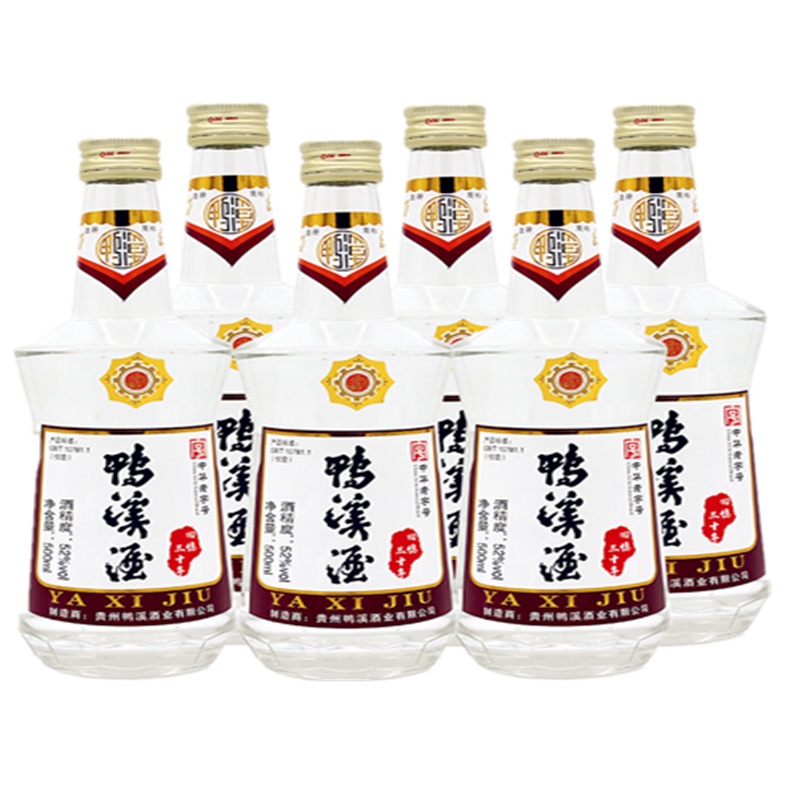 贵州鸭溪酒 浓香型白酒 52度 纯粮食酒柔棉型500ml*1瓶