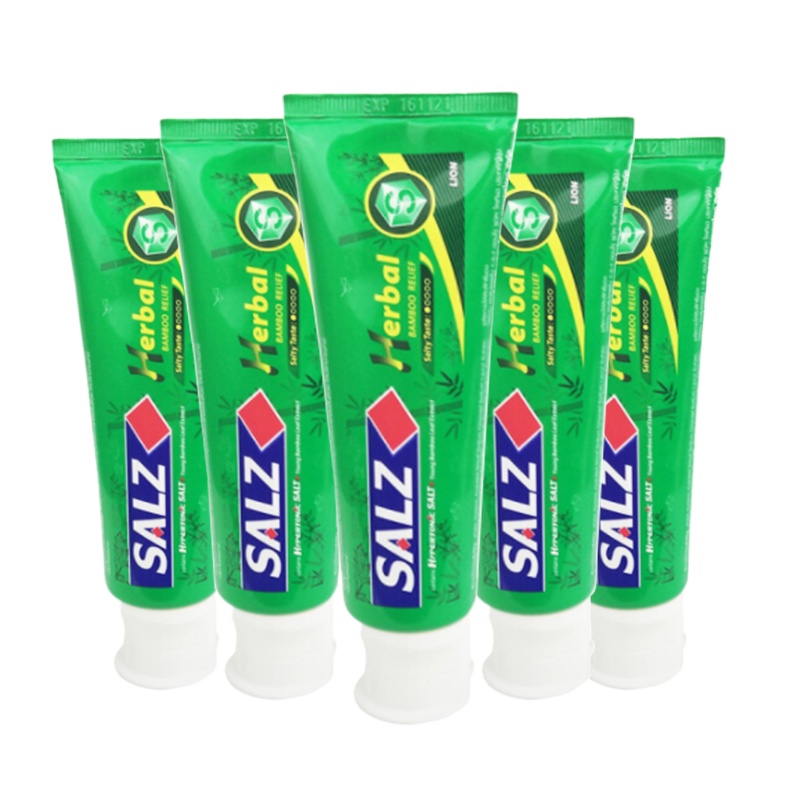 WQMD狮王（LION) 竹叶提取物咸味牙膏 90G*5支