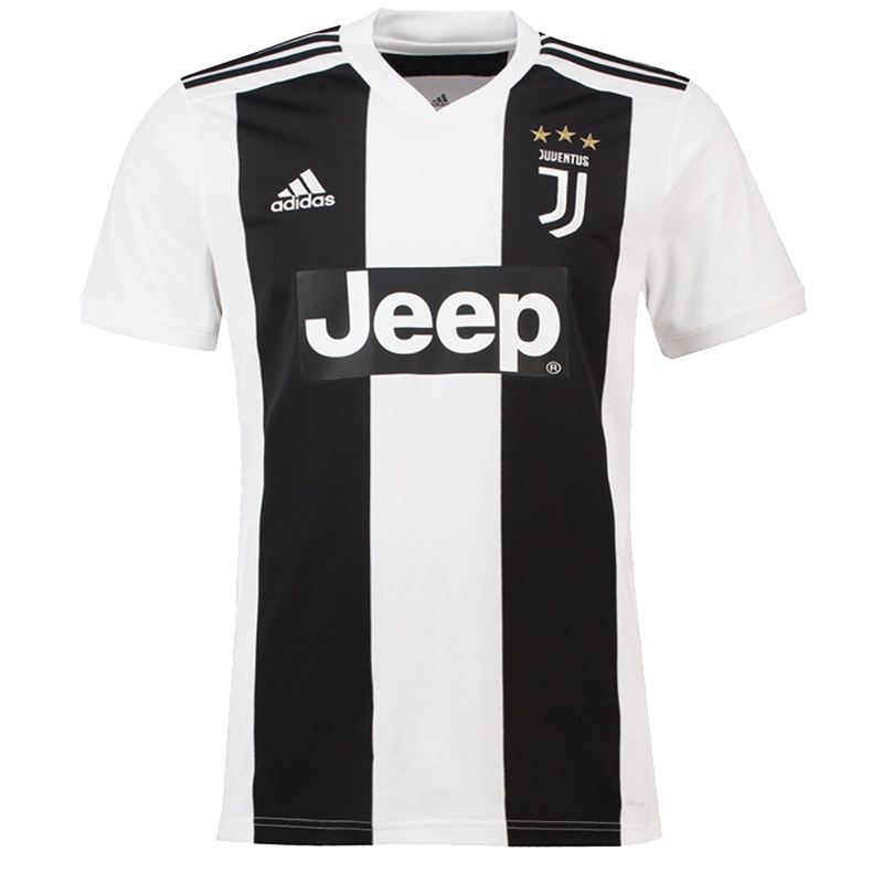 ADIDAS 阿迪达斯 自营官方四季通用, 尤文图斯主场 球衣 短袖 C罗 球迷版CF6489