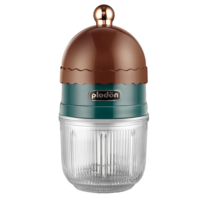 plodon浦利顿辅食机婴儿宝宝辅食工具破壁料理研磨打泥神器多功能-复古绿双杯