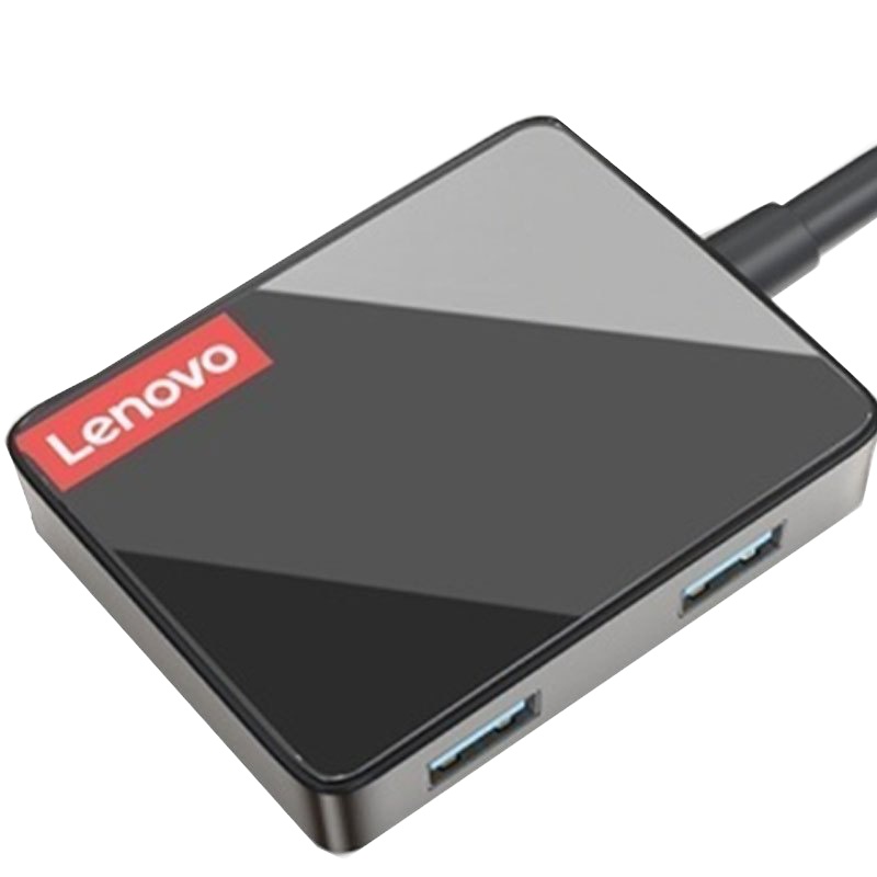 联想(Lenovo)LP0803拓展坞 USB 3.0分线器扩展坞 亚克力镜面