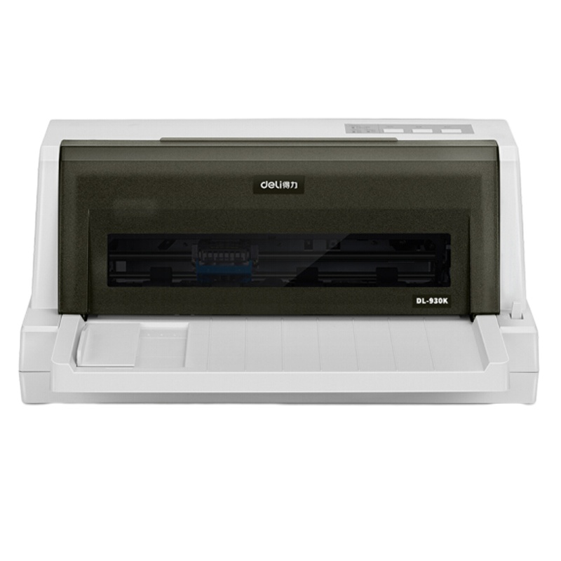 得力DL-930K针式打印机 24针85列平推式打印 票据税控发票打印 大容量色带 前后进纸