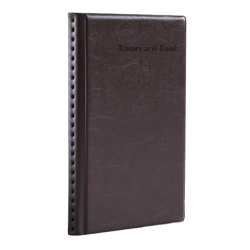 得力(deli)5783 皮面名片册180片