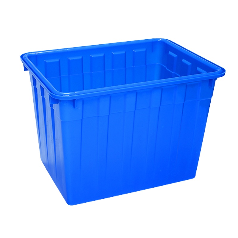 储水桶长方形家用养殖装鱼水产箱CIAA大小号泡瓷砖塑料桶加厚塑料水箱 蓝色长81*宽60*高59(厘米)