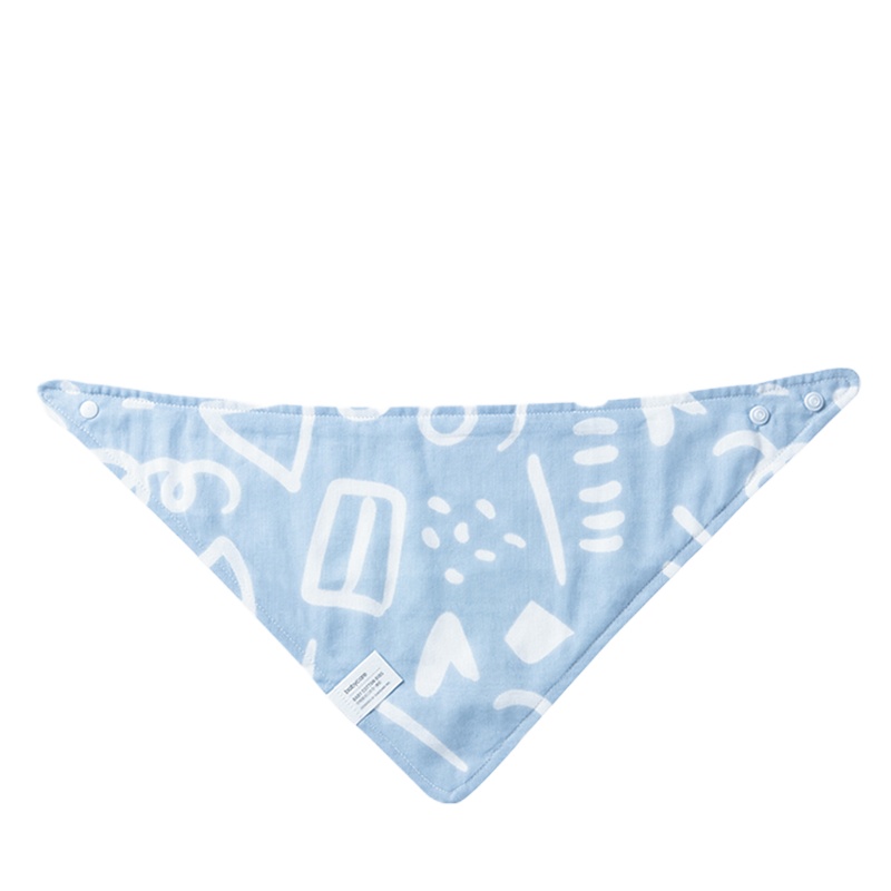 babycare婴儿三角巾柔软新生儿围嘴宝宝纱布纯棉口水巾围兜防水