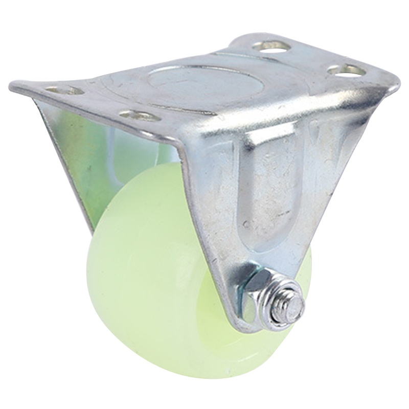 海斯迪克 HK-536 肥仔白脚轮 转向轮子尼龙万向定向轮家具椅子耐磨PP脚轮桌椅滑轮 2.5寸定向轮/4个