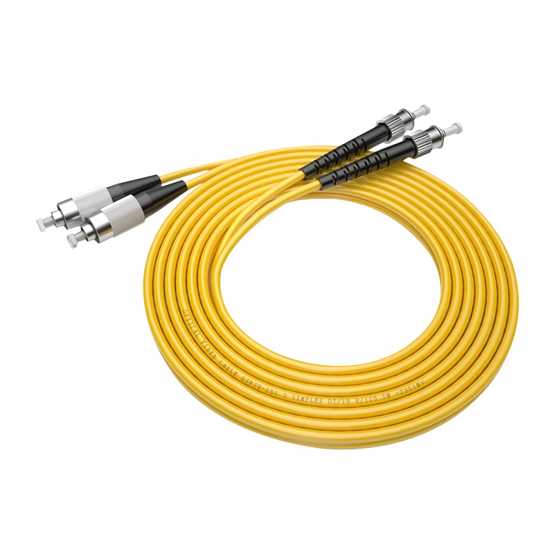 千天(QANTOP)光纤跳线 电信级光纤熔接收发器尾纤 光端机适用ST-FC单模双芯QT-GXTX110