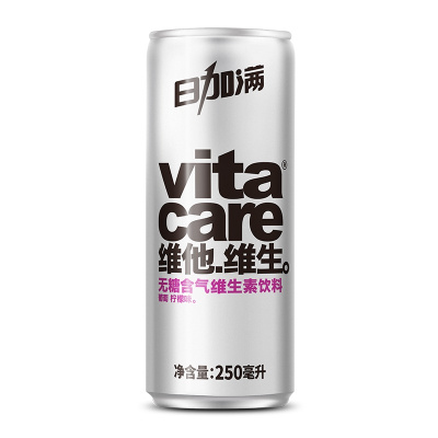 日加满 维生素水 葡萄柠檬含气饮料 250ml*6罐
