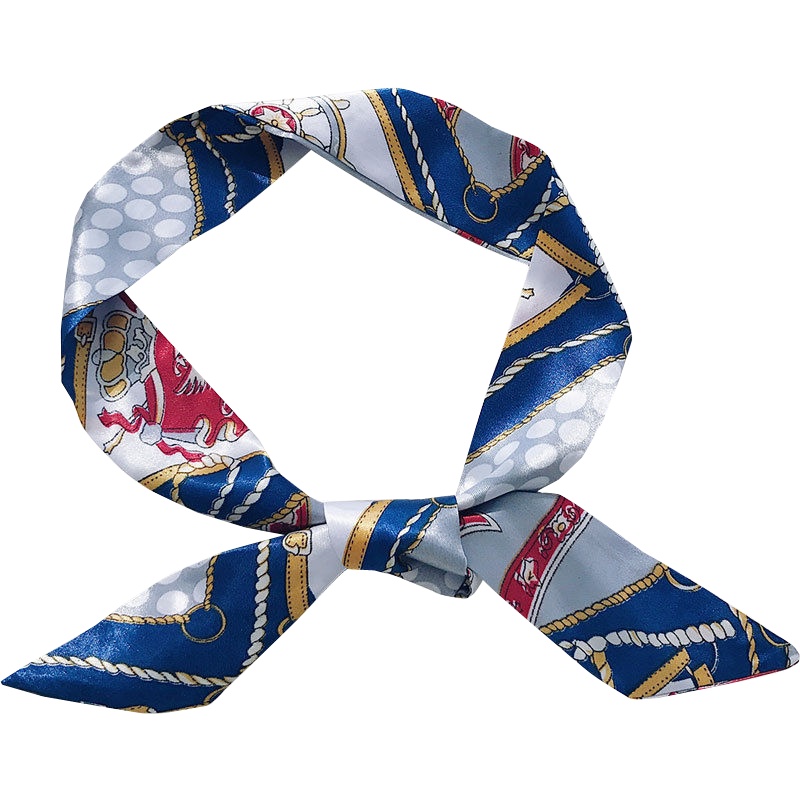 窄长条头巾女丝巾发带韩版绑包飘带百搭领巾小丝带