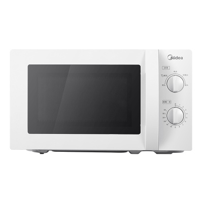 美的(Midea)微波炉 360°转盘加热 易清洁内胆 旋钮操控 精准控温 侧拉式 五档火力M1-L213B国家补贴